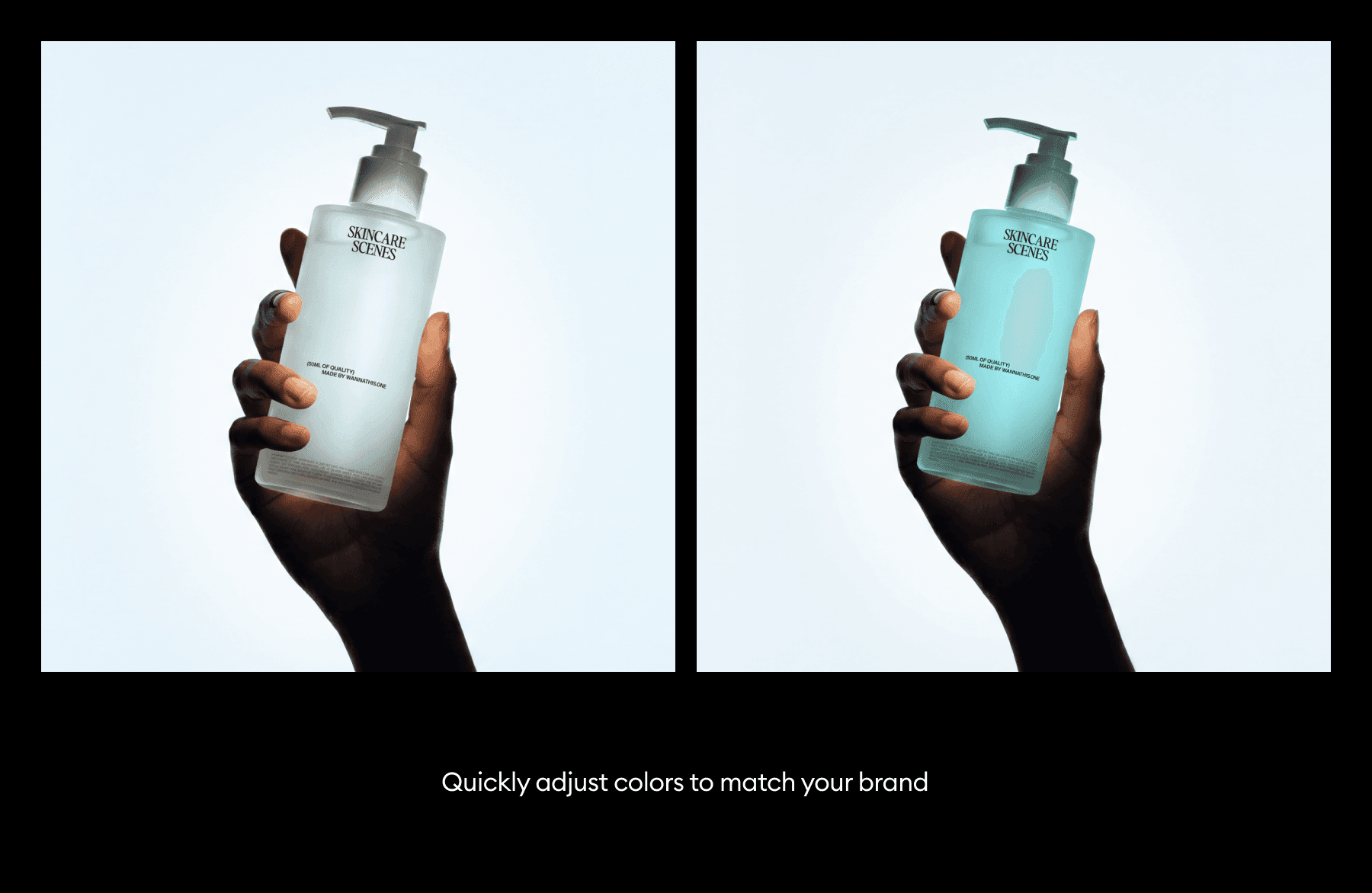 Glow Skincare Mockups for branding presentations