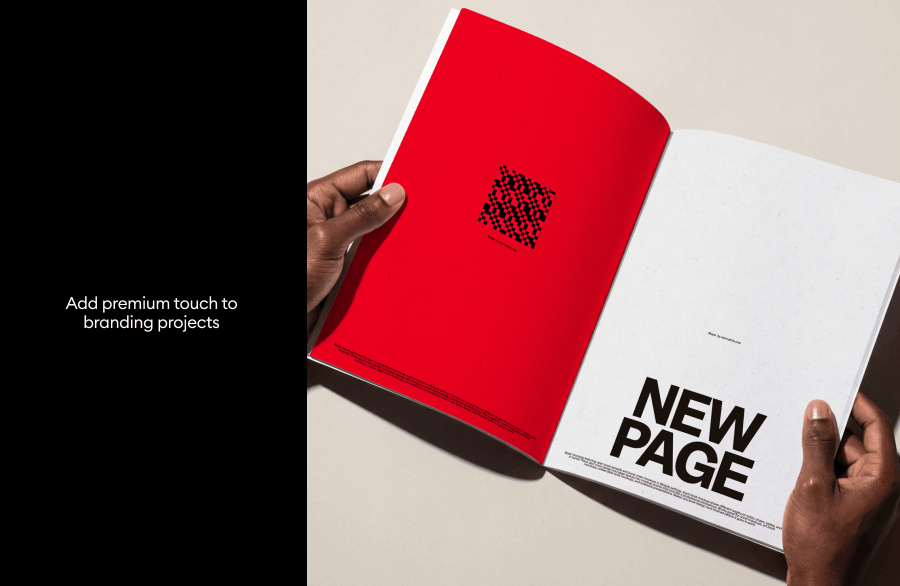 Softcover Book Mockups for branding projects