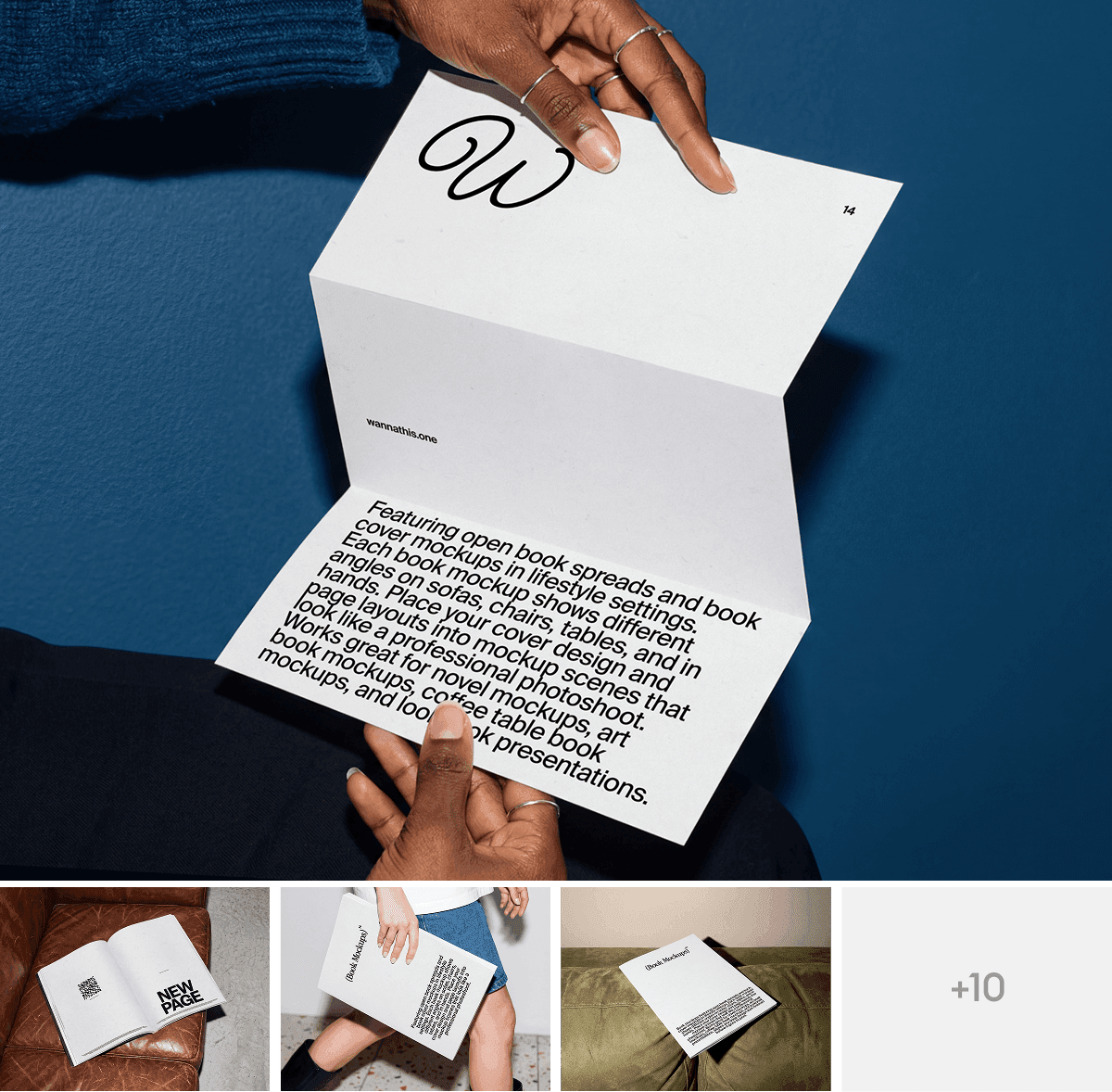 Softcover Book Mockups for branding presentations