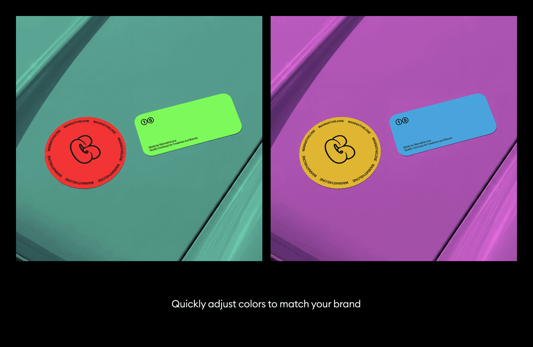 Surface, Sticker Mockups for design presentations