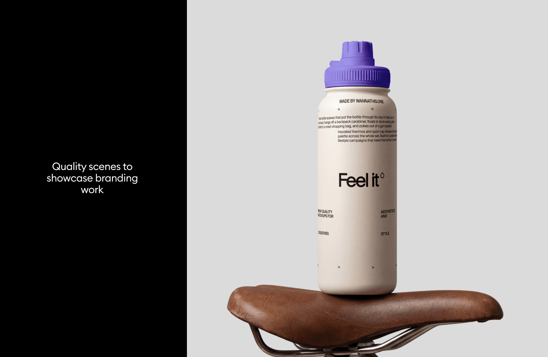 Travel Bottle Mockups for design presentations