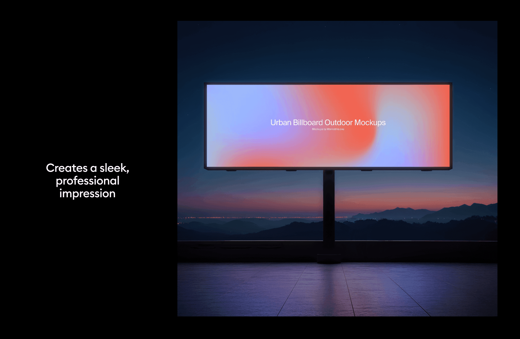 Urban outdoor mockups for marketing projects